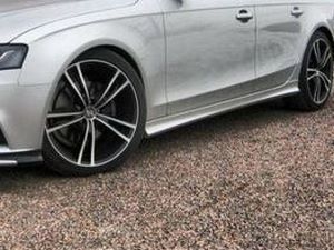 Накладки на пороги AUDI A4 B8 (2008-) Sedan/Combi