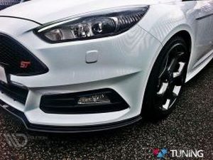 Спліттер передній Ford Focus III ST (15-18) рестайлінг 3