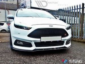 Спліттер передній Ford Focus III ST (15-18) рестайлінг 4