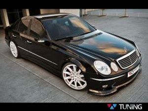 Сплиттер передний Mercedes E W211 AMG (02-06) 3