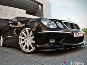 Спліттер передній Mercedes E W211 AMG (02-06) 4