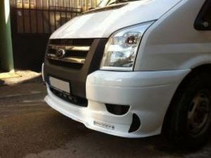 Юбка передняя FORD Transit (2006-) - с диодами 2