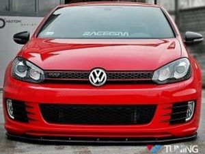 Спліттер передній VW Golf VI GTI 35TH (08-12) 3