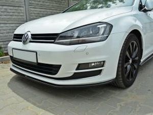 Спліттер передній VW Golf 7 VII (12-17) плоский 2