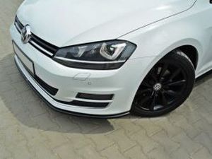 Спліттер передній VW Golf 7 VII (12-17) плоский 3