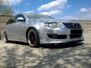 Спліттер передній VW Passat B6 R-Line (05-10) 3