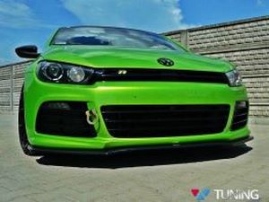 Спліттер передній VW Scirocco R (08-14) версія 2 2