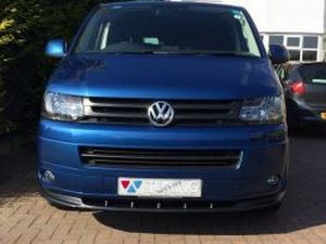 Спліттер передній VW T5+ (10-15) рестайлінг 2