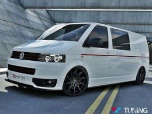 Сплиттер передний VW T5 Sportline (03-15) 3