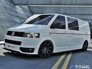 Спліттер передній VW T5 Sportline (03-15) 3