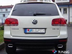 Насадки на глушитель VW Touareg I (05-10) рестайлинг NX21-13 3