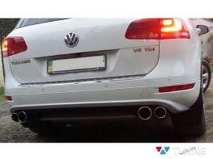 Насадки на глушитель VW Touareg II (2011-2015) 5