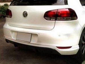 Накладка задняя VW Golf VI (08-12) Hatchback - R Line стиль