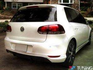 Накладка заднего бампера VW Golf 6 VI Hatchback - R Line стиль 2 2