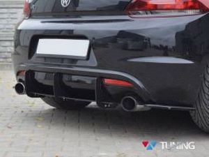 Дифузор задній + спліттера VW Scirocco R (08-14) 5