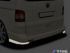 Накладки на задний бампер VW T5 / T5+ (2003-2015) - углы 1