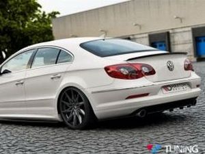 Спліттер центральний задній VW Passat CC R36 R-Line (08-12) 5