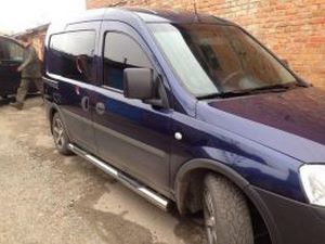 Трубы боковые Opel Combo C (2001+) - пороги 3 3