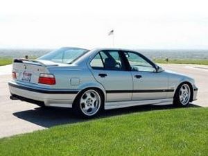 Накладки на боковые пороги BMW 3 E36 - M3 стиль (пластик) 5 5