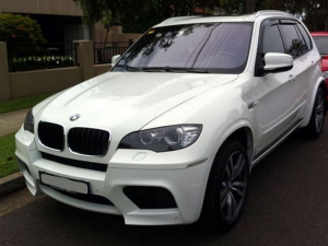 Дефлектори вікон BMW X5 E70 (06-14) - Hic (накладні) 4