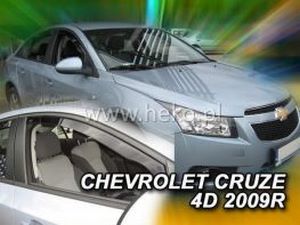 Дефлектори вікон Chevrolet Cruze J300 (09-) Sedan - Heko (вставні) 3