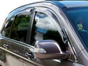 Дефлекторы окон Honda CR-V III (07-12) - Hic (накладные) 2