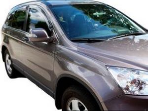 Дефлекторы окон Honda CR-V III (07-12) - Hic (накладные) 3