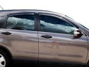 Дефлекторы окон Honda CR-V III (07-12) - Hic (накладные) 4