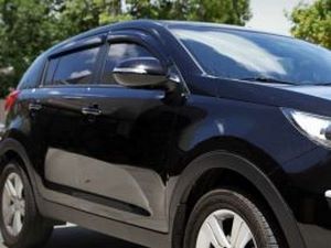 Дефлекторы окон Kia Sportage III (SL; 10-15) - Hic (накладные) 2
