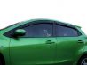 Дефлектори вікон Mazda 2 (DE; 07-14) 5D - Hic (накладні) 2