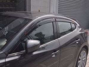 Дефлекторы окон Mazda 3 III (BM; (13-18) Sedan / Htb - Hic (накладные) 3
