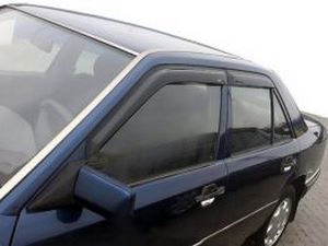 Дефлекторы окон Mercedes E W124 (85-96) Sedan - Hic (накладные) 3