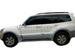 Дефлектори вікон Mitsubishi Pajero Wagon IV (06-21) - Hic (накладні) 4