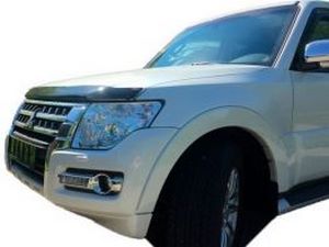 Дефлектор капота Mitsubishi Pajero Wagon IV (06-21) - Hic 3