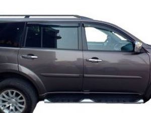Дефлекторы окон Mitsubishi Pajero Sport II (09-15) - Hic (накладные) 3