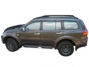 Дефлекторы окон Mitsubishi Pajero Sport II (09-15) - Hic (накладные) 4