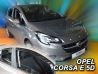 Дефлектори вікон Opel Corsa D (06-14) 5D - Heko (вставні) 4