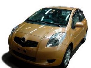 Дефлекторы окон Toyota Yaris II (05-11) 5D Hb - Hic (накладные) 3