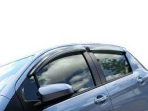 Дефлекторы окон Toyota Yaris III (XP130; 11-20) 5D - Hic (накладные) 2