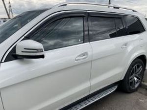 Дефлектори вікон Mercedes GL/GLS X166 (13-19) - Hic (з хром молдингом) 2