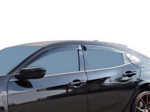 Дефлекторы окон Honda Civic 10 (16-21) Hatchback - Hic (накладные) 2