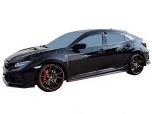 Дефлекторы окон Honda Civic 10 (16-21) Hatchback - Hic (накладные) 4