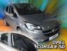 Дефлекторы окон Opel Corsa E (14-19) 5D - Heko (вставные)
