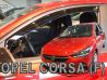 Дефлекторы окон Opel Corsa F (19-) 5D - Heko (вставные)