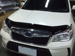 Дефлектор капота Subaru Forester IV (SJ; 14-18) - Hic (акрил) 1