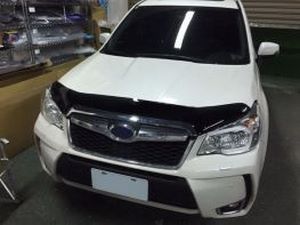 Дефлектор капота Subaru Forester IV (SJ; 14-18) - Hic (акрил) 2