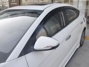 Дефлектори вікон Hyundai Elantra VI (AD; 16-20) Sd - Hic (накладні) 4