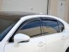 Дефлектори вікон Lexus GS IV (L10; 12-19) - Hic (з хром молдингом) 2