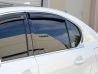 Дефлектори вікон Lexus GS IV (L10; 12-19) - Hic (з хром молдингом) 4