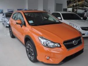 Дефлектори вікон Subaru XV I (GP; 12-17) - Hic (накладні) 3